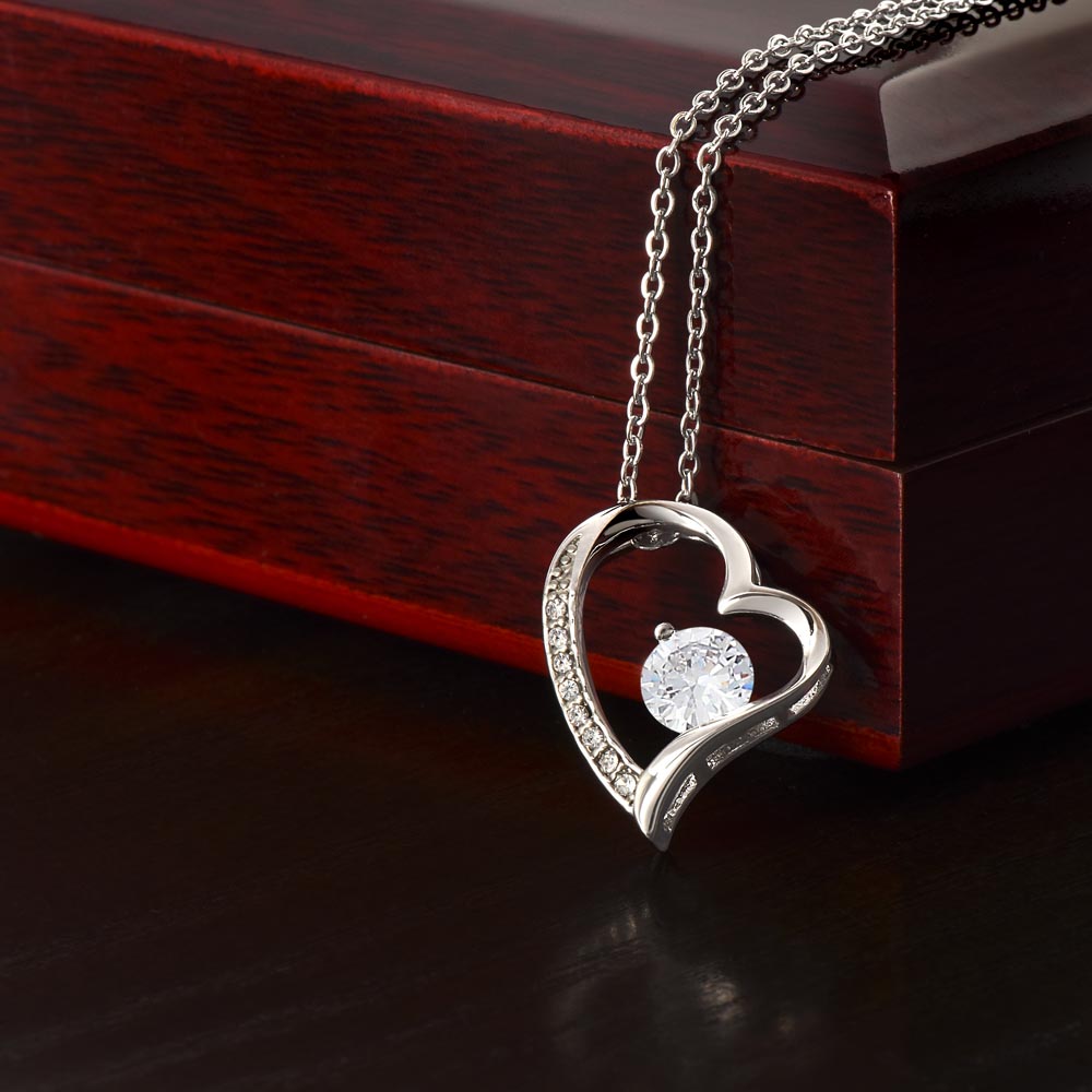[FOR WIFE] Spark her joy, bring smiles of excitement, and honor your special bond with the Forever Love Necklace.