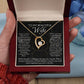 [FOR WIFE] Remind her of your endless love, Make her heart flutter, and celebrate your cherished bond with the Forever Love Necklace.