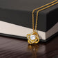 [FOR WIFE] Make her heart flutter, show how cherished she is, and express your deep feelings with the Love Knot Necklace.