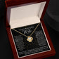 [FOR WIFE] Make her heart flutter, show how cherished she is, and express your deep feelings with the Love Knot Necklace.