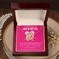 [FOR THE LOVE OF YOUR LIFE] Enchant her heart, ignite joyful excitement, and celebrate your beautiful bond with the Interlocking Hearts Necklace. (PINK)