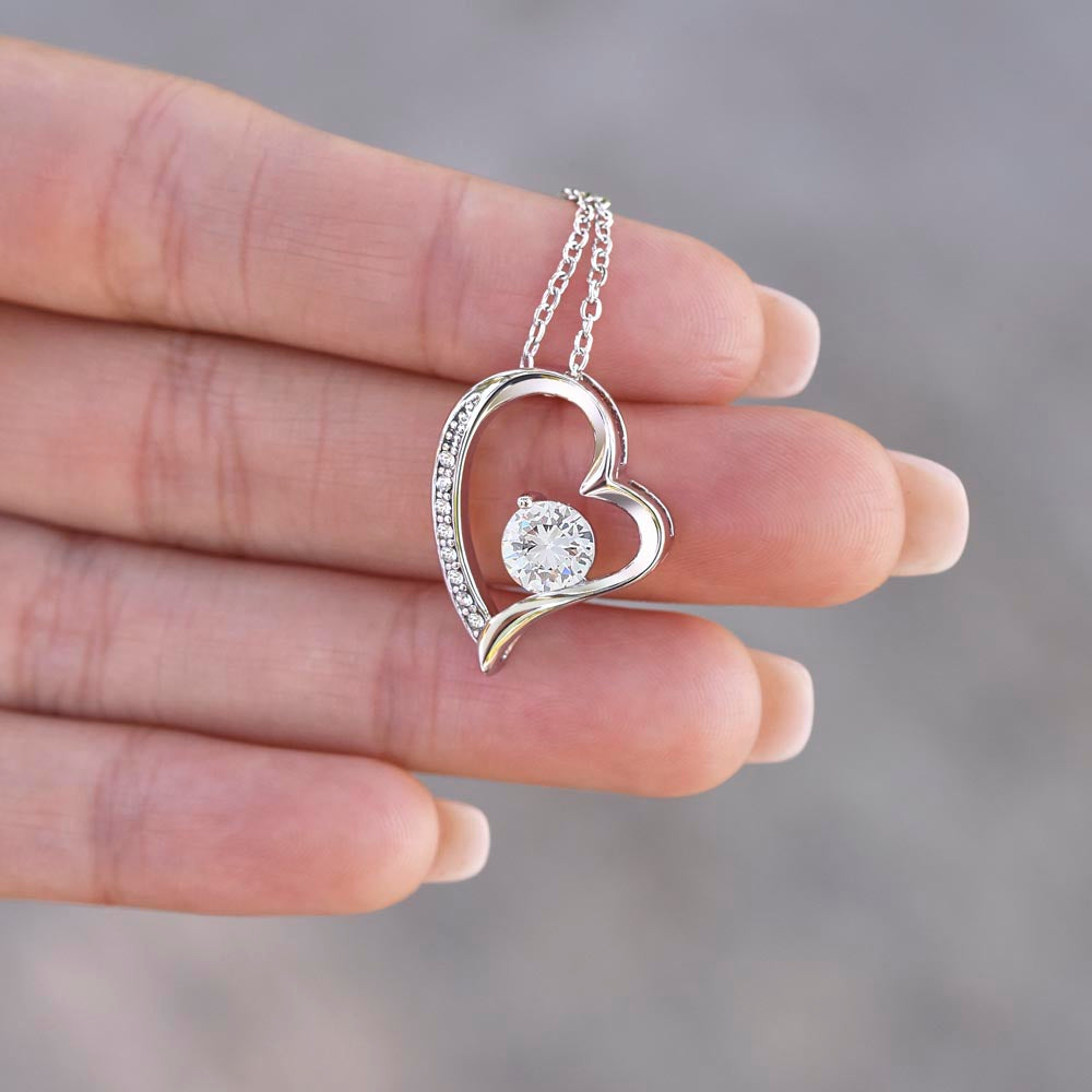 [FOR WIFE] Spark her joy, bring smiles of excitement, and honor your special bond with the Forever Love Necklace.