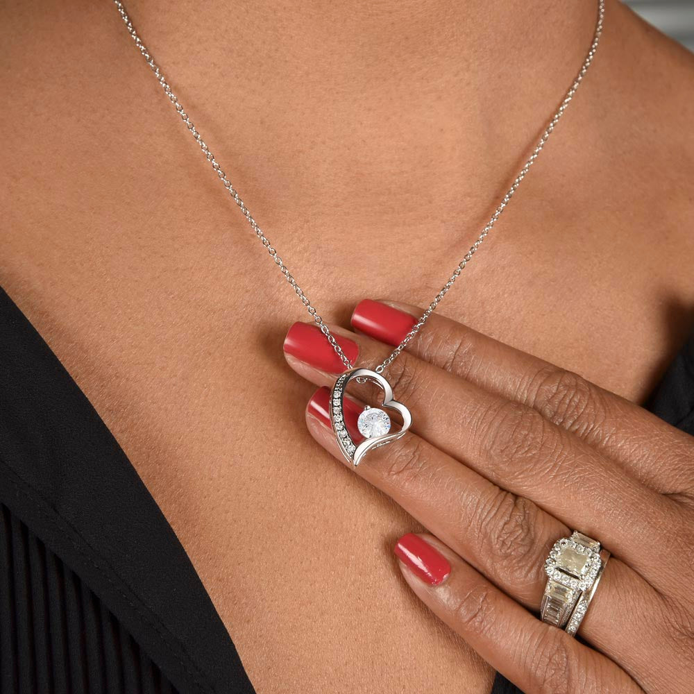 [FOR WIFE] Spark her joy, bring smiles of excitement, and honor your special bond with the Forever Love Necklace.