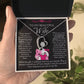 [FOR WIFE] Spark her joy, bring smiles of excitement, and honor your special bond with the Forever Love Necklace.