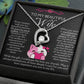 [FOR WIFE] Spark her joy, bring smiles of excitement, and honor your special bond with the Forever Love Necklace.