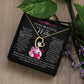 [FOR WIFE] Spark her joy, bring smiles of excitement, and honor your special bond with the Forever Love Necklace.
